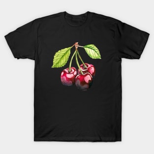 Watercolor cherries T-Shirt